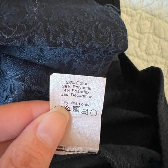 J.Crew Navy Blue Peplum Top - Picture 5 of 9